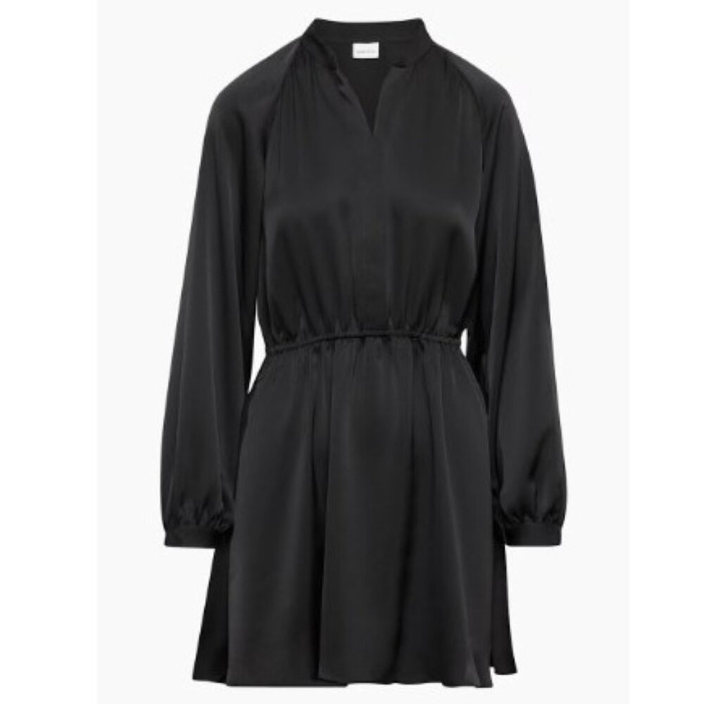 BABATON - Lexington Black Satin Dress - 2XS - Picture 11 of 17
